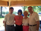Gary Lucaswithwifeandparents