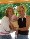 Ruth Ann Beatty With Two Daughters