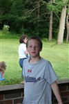 Boy In Gray Indians Shirt