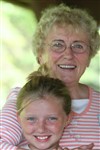 Ruth Anns Middle Daughter With Grandma Ruth Close Up